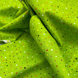 Polka Dots fabric Green Frightful Delightful Halloween Celebration fabric Cotton Quilting fabric HG9903G-66