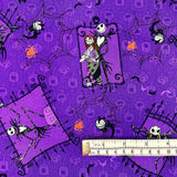 Nightmare Before Christmas fabric Jack Skellington, Sally Disney Sewing Cotton Quilting fabric Springs Creative