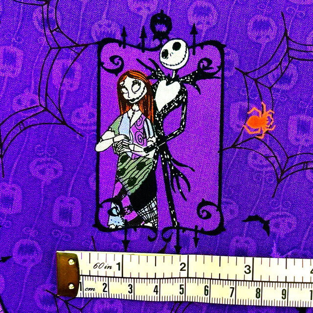 Nightmare Before Christmas fabric Jack Skellington, Sally Disney Sewing Cotton Quilting fabric Springs Creative