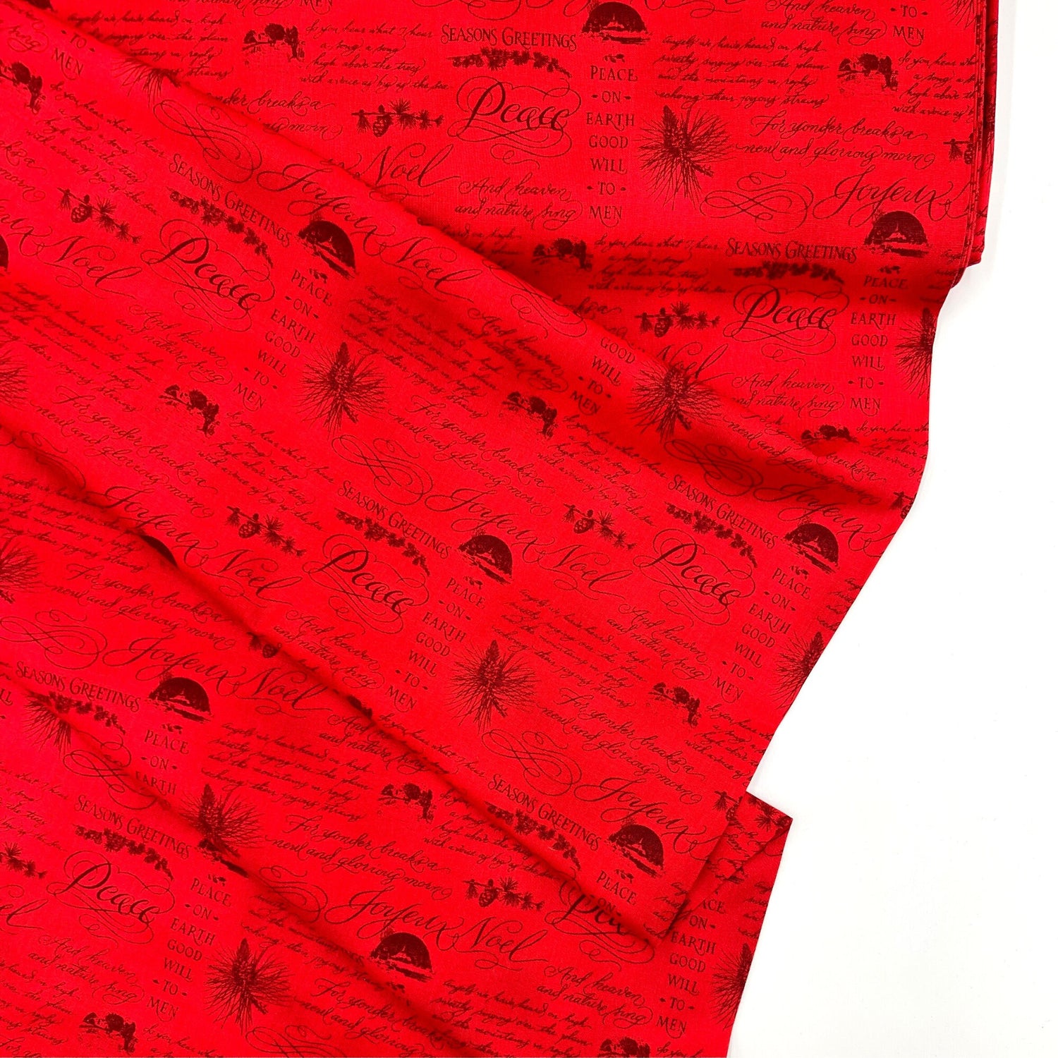 Christmas Elegance fabric Christmas Cotton Quilting Craft Red fabric Henry Glass HG9935-88