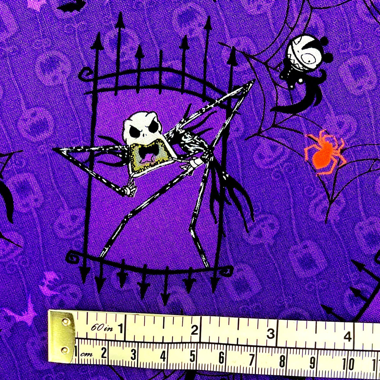 Nightmare Before Christmas fabric Jack Skellington, Sally Disney Sewing Cotton Quilting fabric Springs Creative