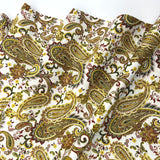 Christmas Splendor fabric, Gold metallic, Quilt, Craft, Cotton, Quilters fabric HG8321-44