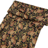 Christmas Splendor fabric, Black, Gold metallic, Quilt, Craft, Cotton, Quilters fabric HG8321-Black