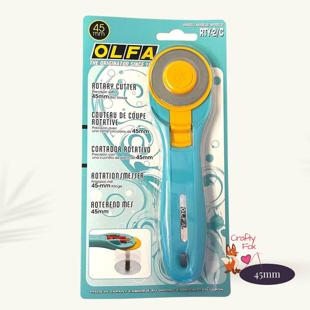 Olfa Rotary Cutter Aqua Splash 45mm RTY-2/C Limited Edition