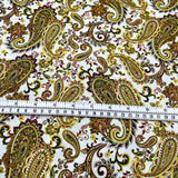 Christmas Splendor fabric, Gold metallic, Quilt, Craft, Cotton, Quilters fabric HG8321-44
