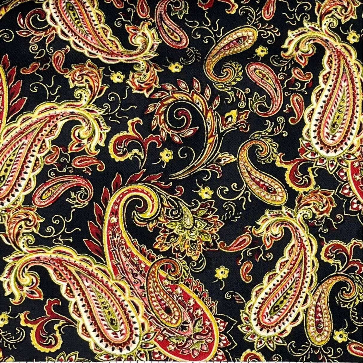 Christmas Splendor fabric, Black, Gold metallic, Quilt, Craft, Cotton, Quilters fabric HG8321-Black
