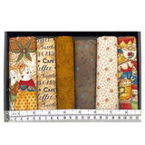 Coffee Escapes, Fat Quarter pack, Gift ideas, Pre-cut, Quilting Fabric by Henry Glass