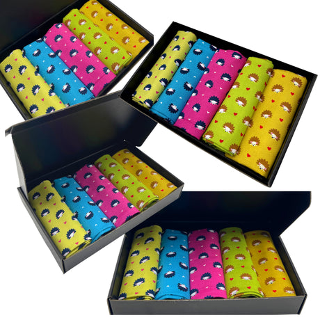 Gift Pack, Hedgehog Party, Gift ideas, Pre-cut, Quilting Cotton Fabric