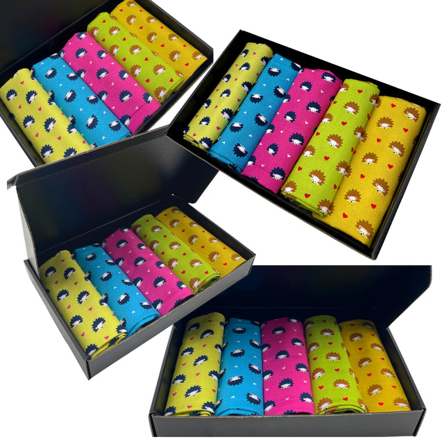 Gift Pack, Hedgehog Party, Gift ideas, Pre-cut, Quilting Cotton Fabric