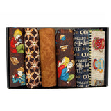 Coffee time, Fat Quarter pack, Gift ideas, Pre-cut, Quilting Fabric
