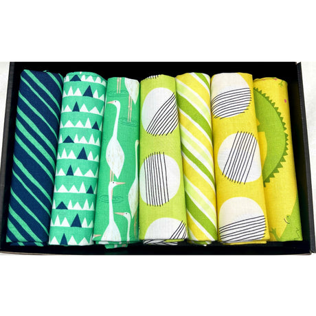 Summer Everglades, Fat Quarter pack, Gift ideas, Pre-cut, Quilting Fabric by Michael Miller Fabrics