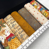 Coffee Escapes, Fat Quarter pack, Gift ideas, Pre-cut, Quilting Fabric by Henry Glass