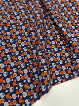 Squirrel Quilting fabric, pink hearts, Navy, Animal fabric, Crafts, Michael Miller CX-6572