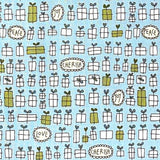 Under the Mistletoe, Christmas fabric, Celebration Presents Blue, Quilting Craft Cotton fabric Henry Glass HG8331-11