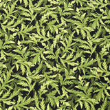 Poppy Leaves, Green Black Fabric by Timeless Treasures Fabric C5839