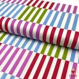 Color Bars Cotton Quilting Fabric, Jane Sassaman PWJS062-Fuchsia