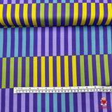 Color Bars Fabric, Cotton Quilting Fabric, Jane Sassaman PWJS062-Mauve