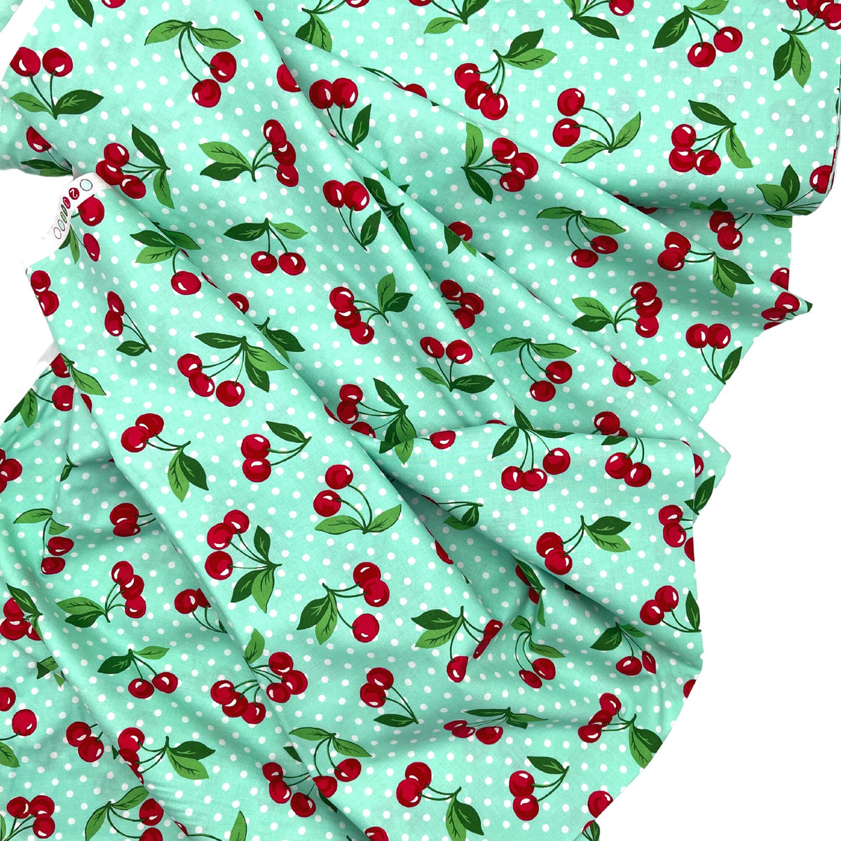 Cherry fabric, Red cherries, Cherry Dot by Michael Miller MM-CX6561Mint