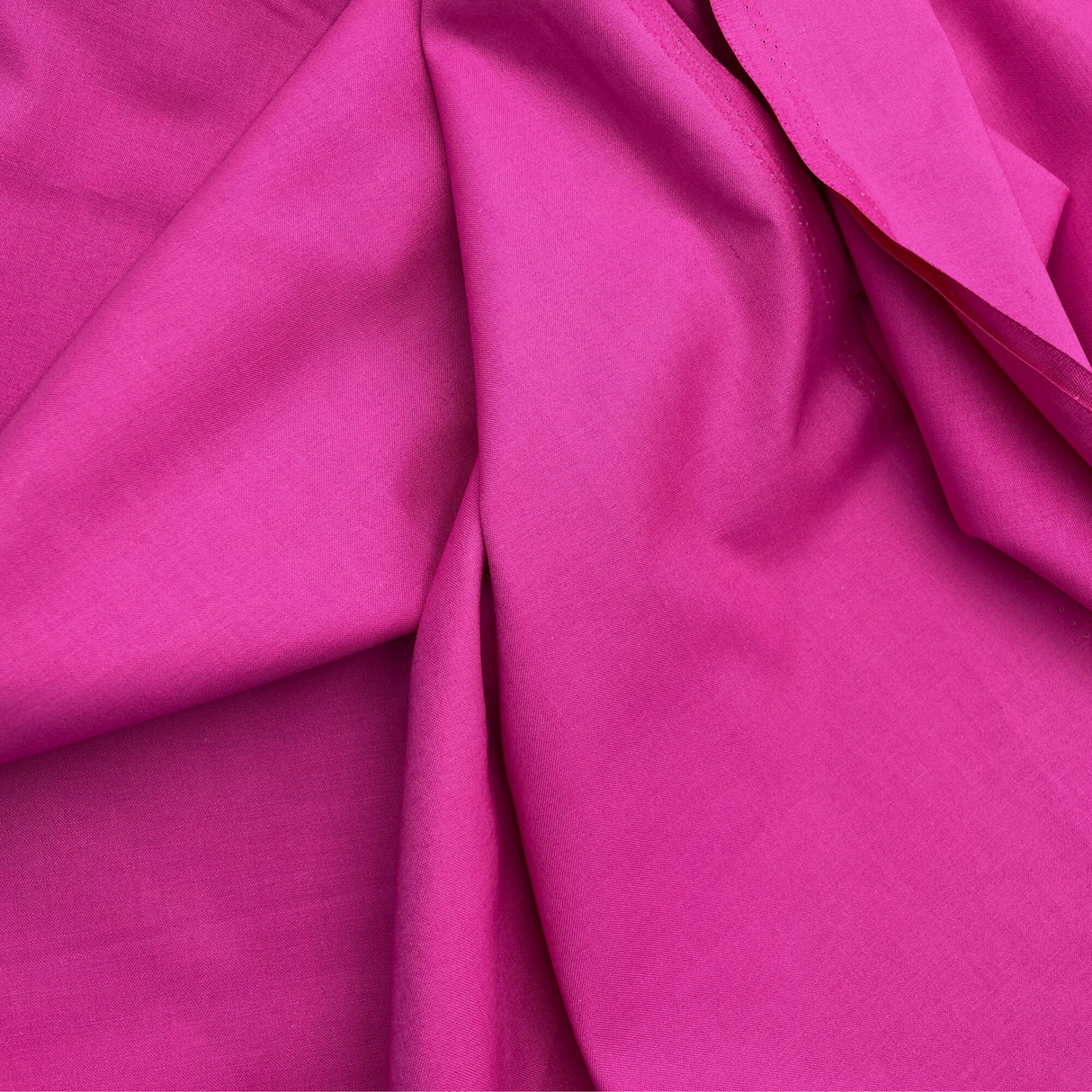 Homespun Hot Pink fabric, Solid Blender Cotton Fabric, Quilting Crafting, Sewing Fabric DIY