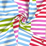 Color Bars Cotton Quilting Fabric, Jane Sassaman PWJS062-Fuchsia
