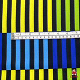 Color Bars Cotton Quilting Fabric, Jane Sassaman PWJS062-Navy