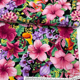 Floral fabric, Island Floral Tropic by Timeless Treasures, Quilting, Cotton, Fabric TTC5436