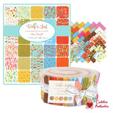 Wing and Leaf Jelly Roll, 40 2.5x44-inch fabric strips, Moda Fabrics, Gift ideas, Quilting Cotton Fabric 10060JR