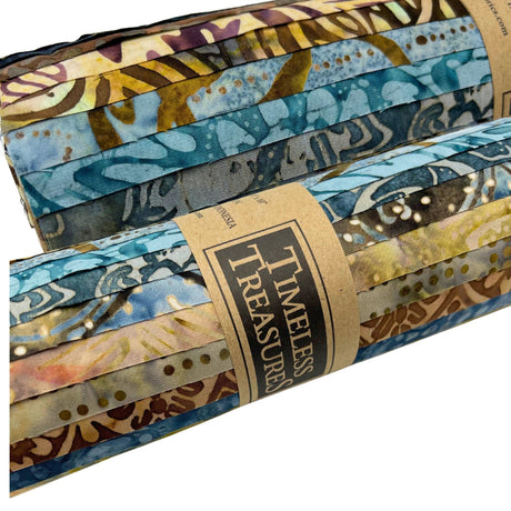 Tonga Treats 40pc x 10" x 10" Coffee Cake, Batik Quilting Cotton fabric, Layer Cake, Gift ideas, Pre-cut