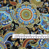 Alexandria Black fabric, Timeless Treasures, Craft Cotton Quilters fabric TT-CM4592