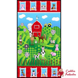 Rare Fabric, The Farm at Whistlepig Creek, FLANNEL Fabric, Cotton, Quilting, OOP Fabric, RJR Fabrics