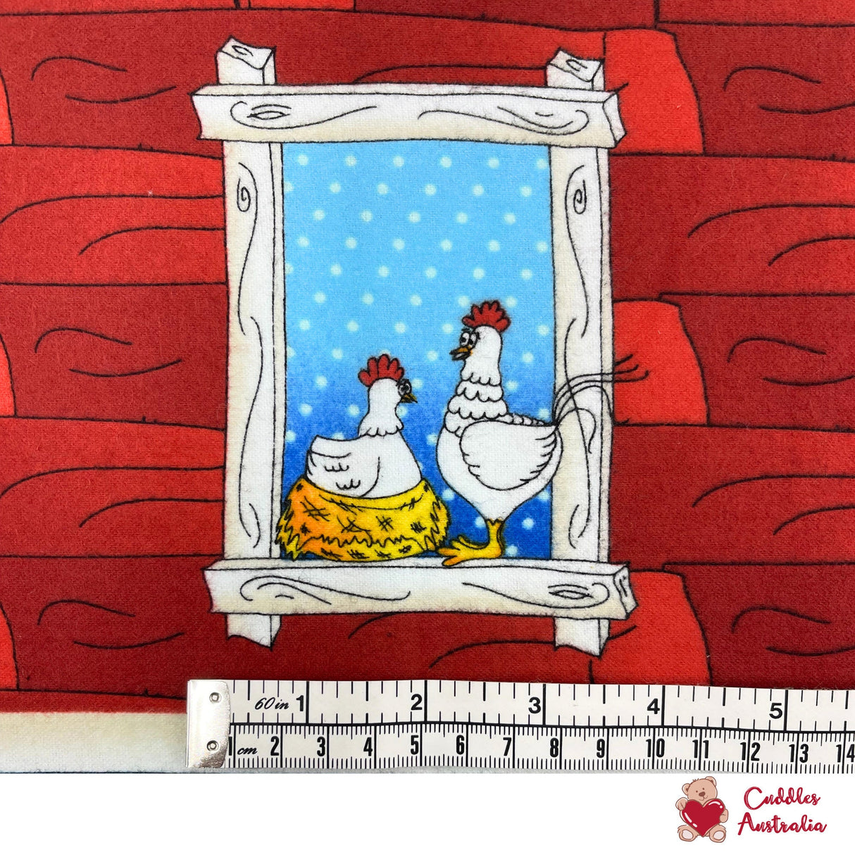 Rare Fabric, The Farm at Whistlepig Creek, FLANNEL Fabric, Cotton, Quilting, RJR Fabrics