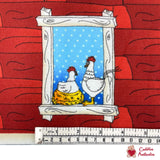 Rare Fabric, The Farm at Whistlepig Creek, FLANNEL Fabric, Cotton, Quilting, RJR Fabrics