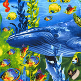 Sea Life Vacation, Marine life, Cotton Quilting fabric by Timeless Treasures Fabrics TT-C6145 PANEL