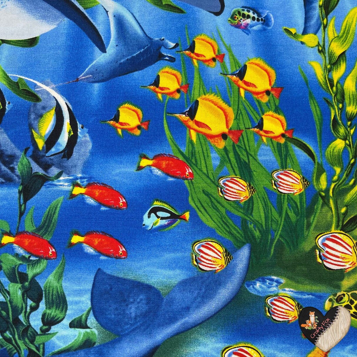 Sea Life Vacation, Marine life, Cotton Quilting fabric by Timeless Treasures Fabrics TT-C6145 PANEL