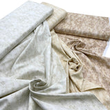 Studio Basics Fabric, Cotton Quilting in Ivory, Cream and Khaki Tonal Blenders, Timeless Treasures Fabric - TT-C3096