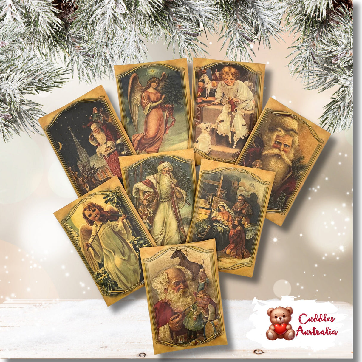 Christmas Fragrance Sachet Bags, stocking fillers, wardrobe, drawers air freshener, clothing protector