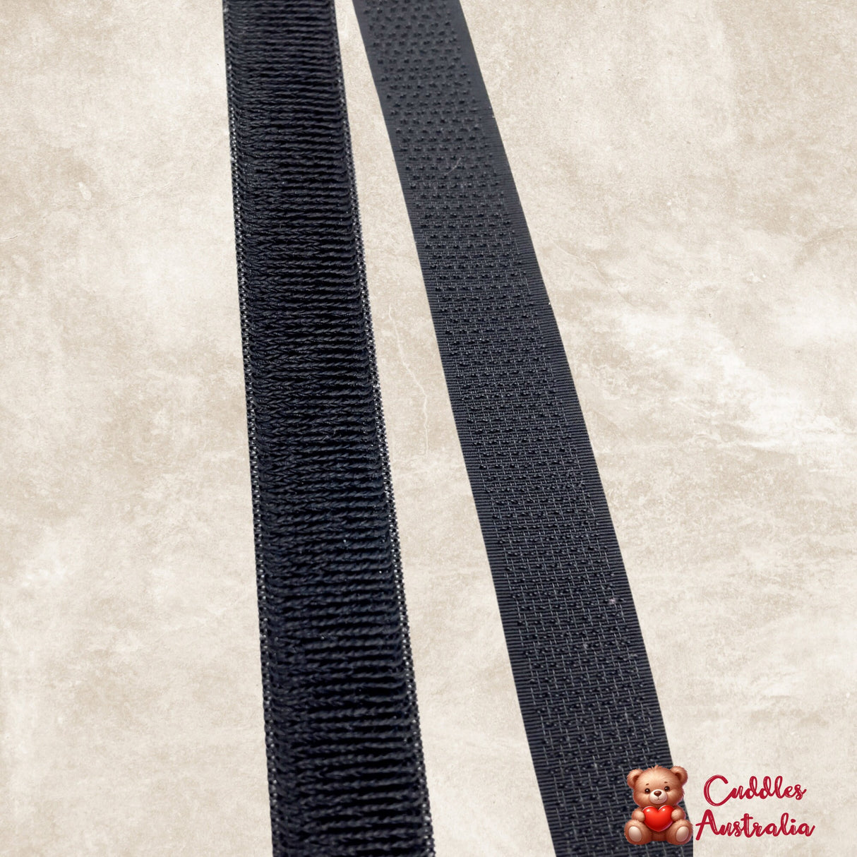 Hook and Loop, Fastener Tape, Low profile, velcro touch fastener, 2 x 20mm width x 20cm