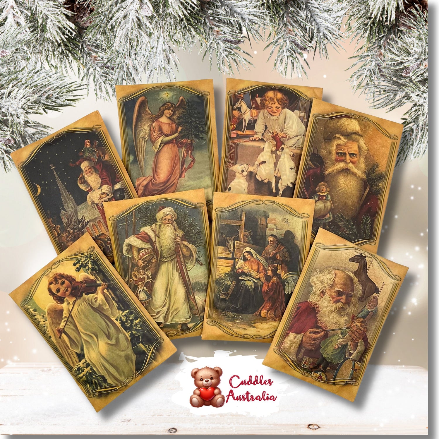 Christmas Fragrance Sachet Bags, stocking fillers, wardrobe, drawers air freshener, clothing protector