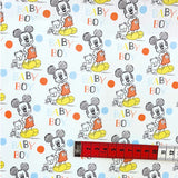 Oh Boy Mickey Baby Boy, Cotton Quilting Fabric, Disney licensed fabrics by Springs Creative Fabrics SC-57856