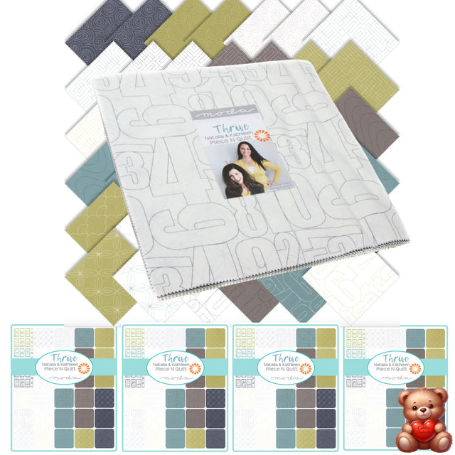 Frontal of Thrive Layered Cake, Moda Fabrics, Gift ideas, Quilting Cotton Fabric 10900LC