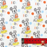 Oh Boy Mickey Baby Boy, Cotton Quilting Fabric, Disney licensed fabrics by Springs Creative Fabrics SC-57856