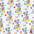 Oh Boy Mickey Baby Boy, Cotton Quilting Fabric, Disney licensed fabrics by Springs Creative Fabrics SC-57856