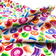 All About Color, Berry Pink, Yellow, Orange, Violet, Green, all colours of the rainbow in Cotton Quilting fabric, by Benartex