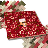 Petite Maisons De Noel, French Gerneral Layer Cake, Cotton fabric by Moda Fabrics