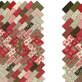 Petite Maisons De Noel, French Gerneral Layer Cake, Cotton fabric by Moda Fabrics
