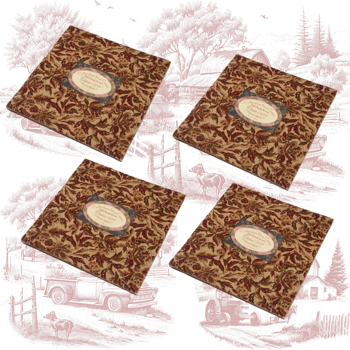 Collection for a Cause, Mill Book Series circa 1889, Cotton Quilting Fabric for Moda Fabrics