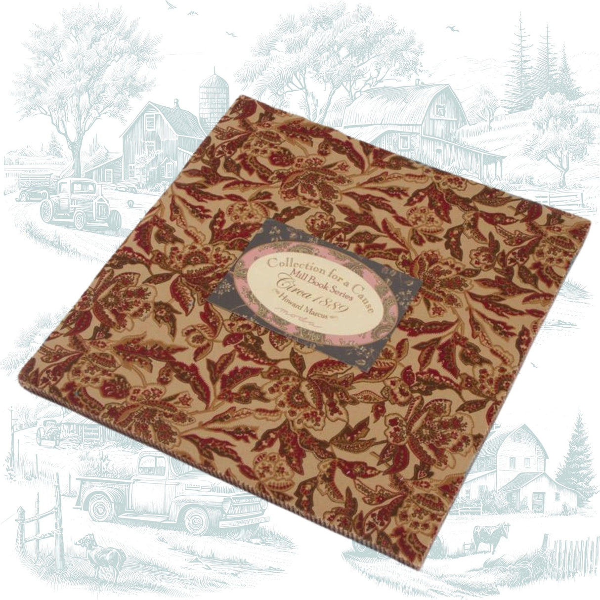 Collection for a Cause, Mill Book Series circa 1889, Cotton Quilting Fabric for Moda Fabrics