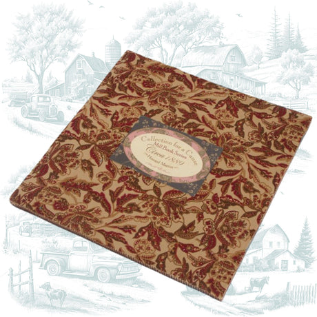 Collection for a Cause, Mill Book Series circa 1889, Cotton Quilting Fabric for Moda Fabrics