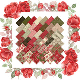 Petite Maisons De Noel, French Gerneral Layer Cake, Cotton fabric by Moda Fabrics